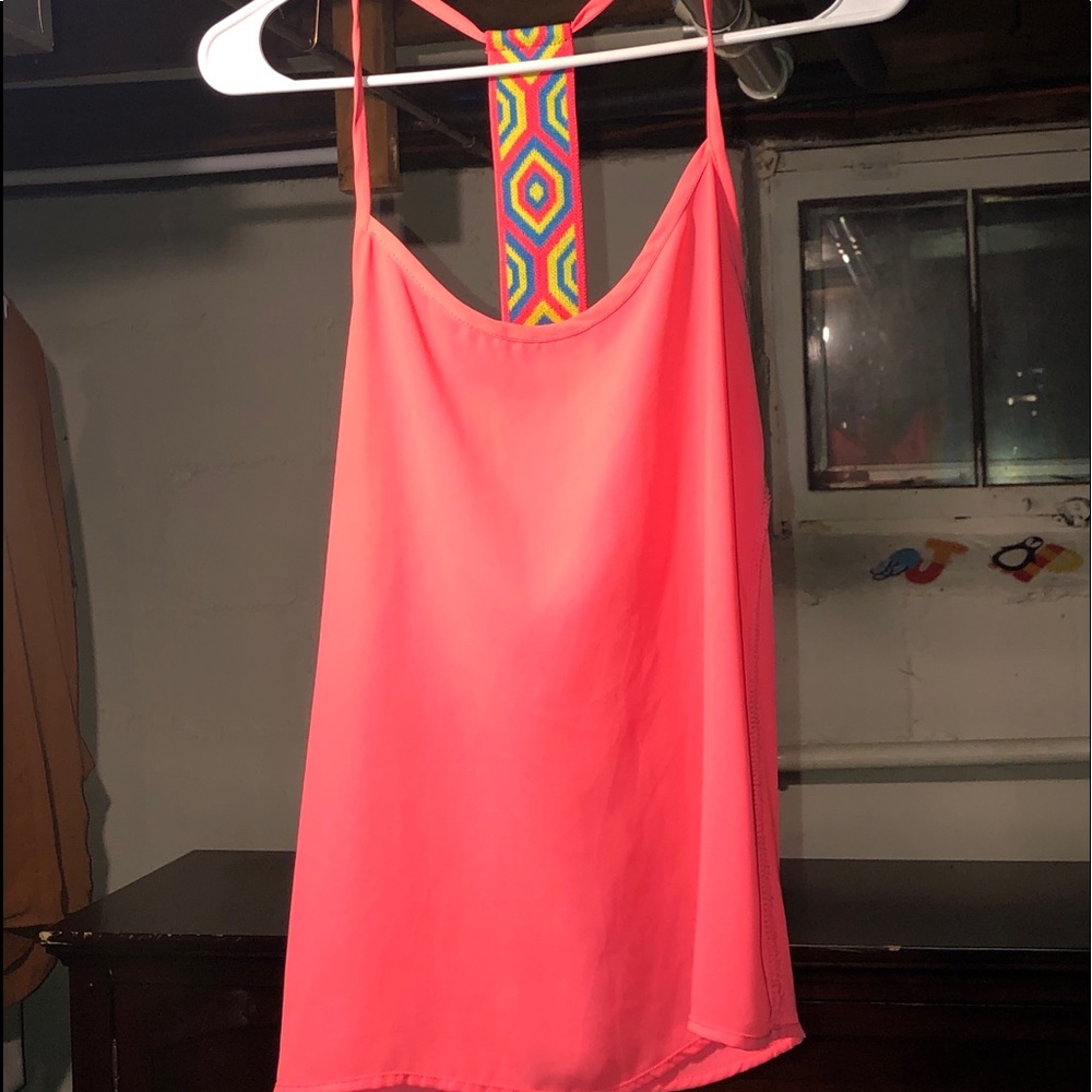 Hot pink tank
